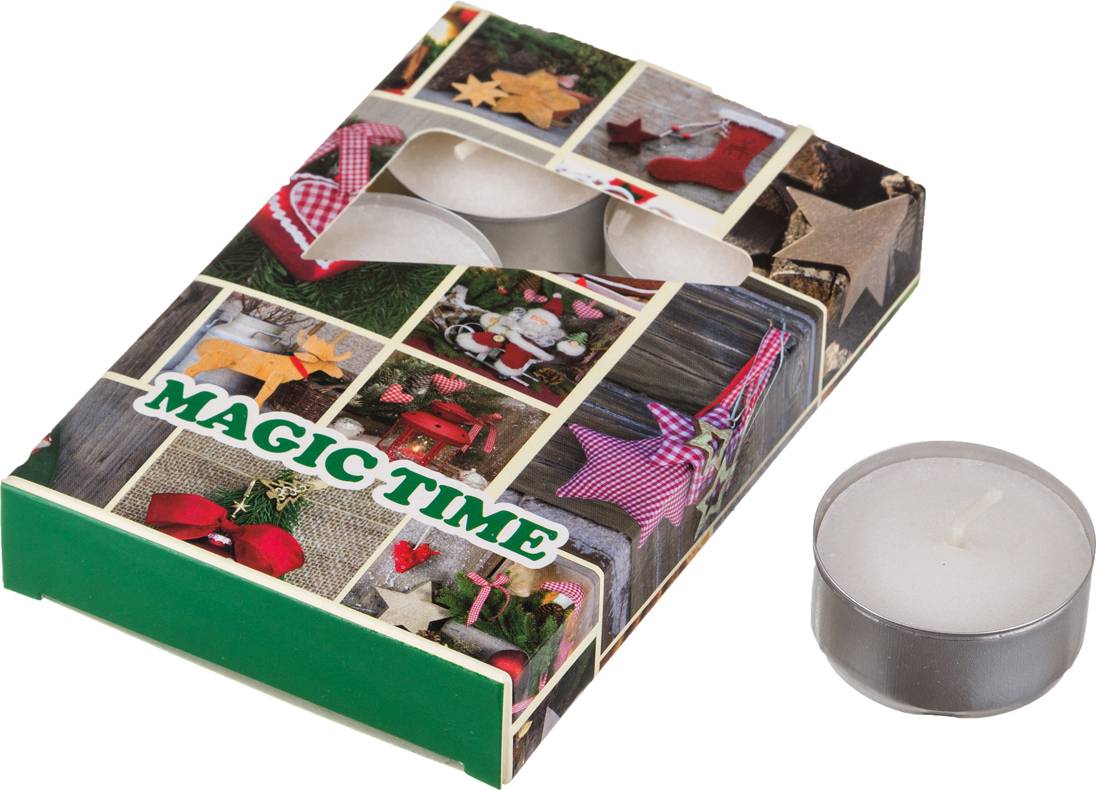 набор плавающих свечей из 6 шт magic time аромат корица диаметр 4 см высота 2 см 348-474 Декоративная свеча magic time цвет белый материал парафин производства польша бренд adpal общий вес 0,079 кг, купить с доставкой по низкой цене за 136 руб.