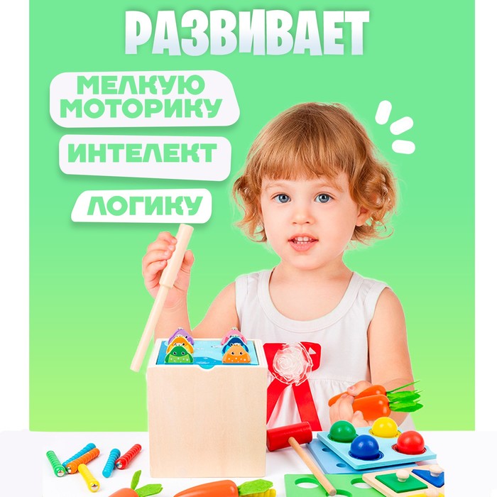 Логический центр 5 в 1 «Играем и развиваемся» 9378628