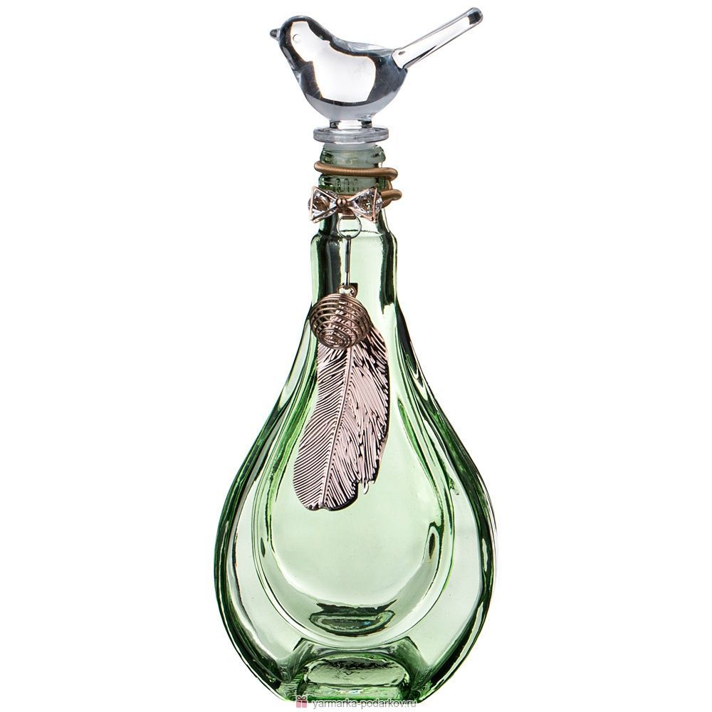 емкость для соуса с пробкой птичка цвет: салатовый 250 мл 7х9х23 см 222-1004 бутылка материал стекло производства китай, купить с доставкой по низкой цене за 590 руб.