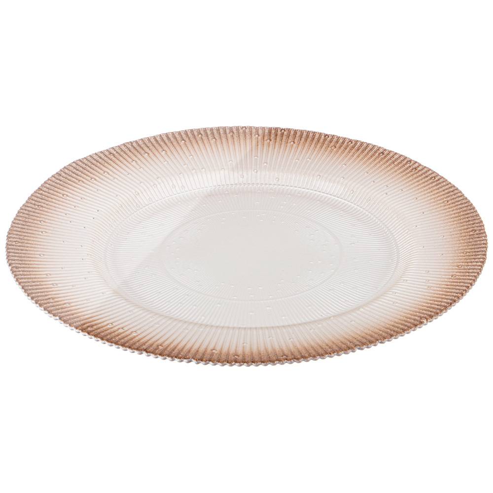 тарелка glamour champagne 28см 339-242