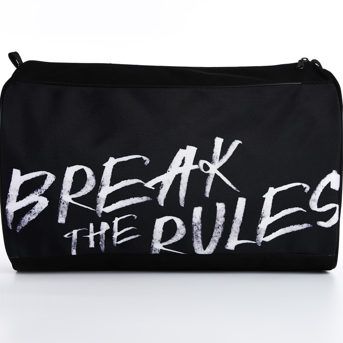 Сумка спорт Break the rules, 40*24*21, отд на молнии, черный 10116106