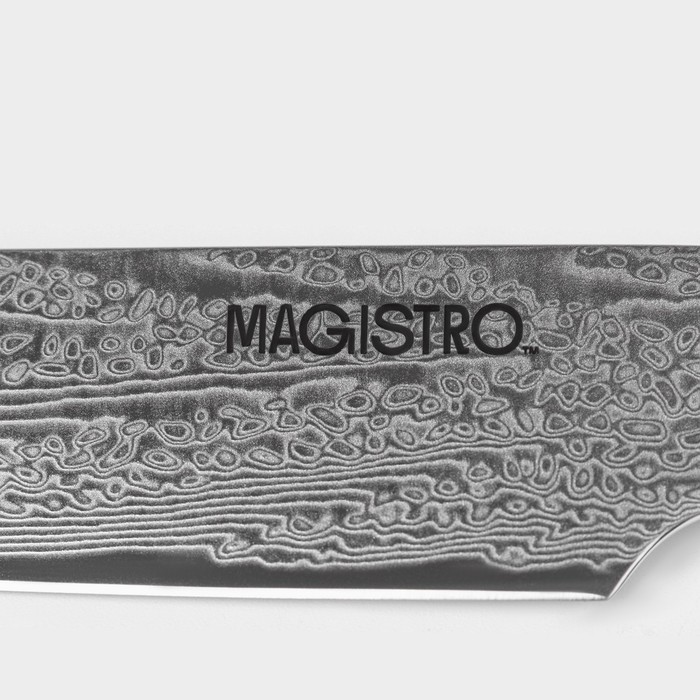 Нож овощной Magistro «Ортего», длина лезвия 12,7 см, дамасская сталь AUS-10 10071512