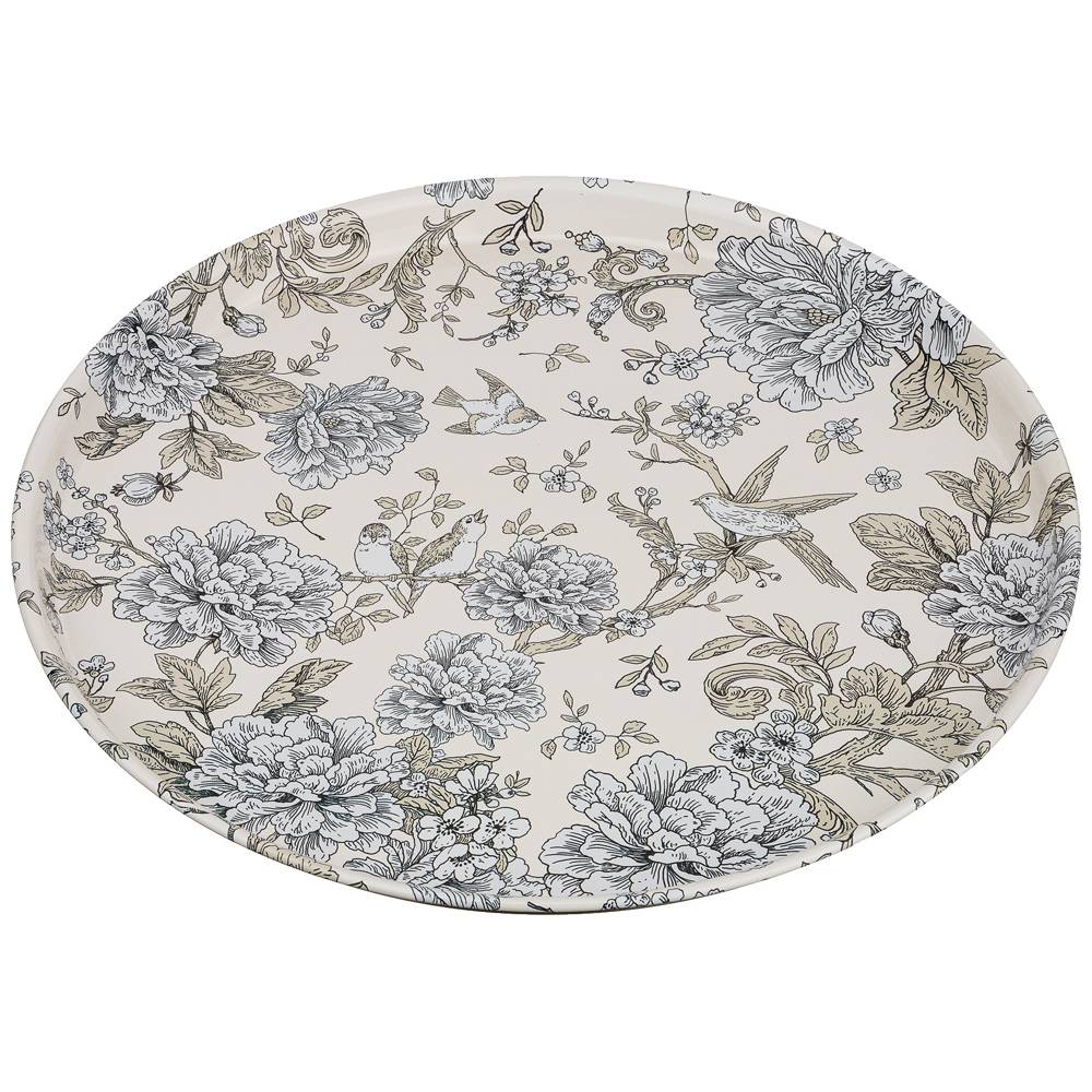 поднос сервировочный agness royal garden 33х2,1 см 898-025