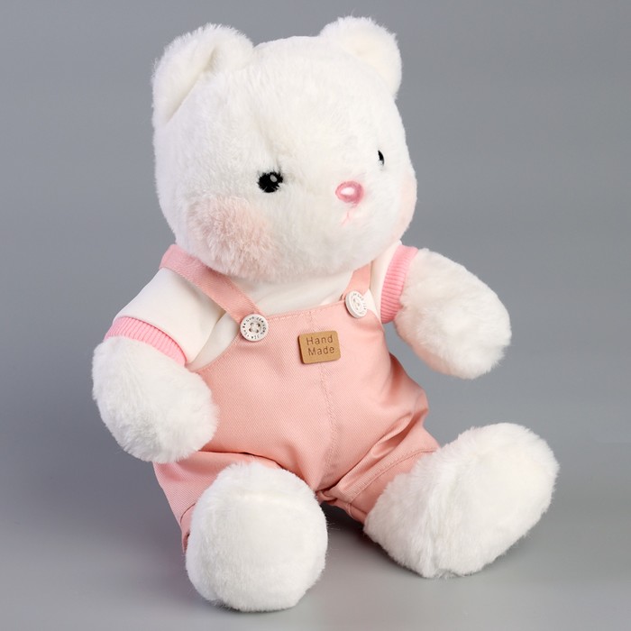 Мягкая игрушка Little Friend, медведь в розовом комбинезоне, 23 см 9905632