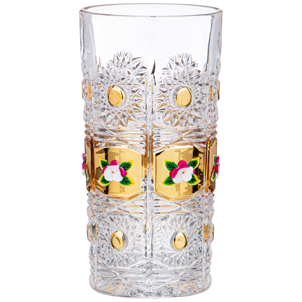 набор для воды/сока lefard gold glass 7пр.: кувшин , 6 стаканов 1400/400 мл 195-159