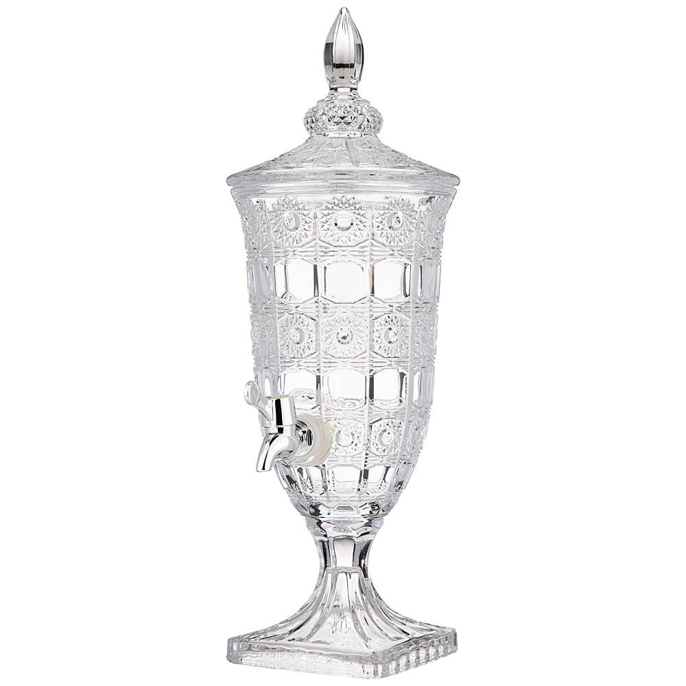 диспенсер для напитков лимонадница muza crystal 2л 16х16х45 см 195-218