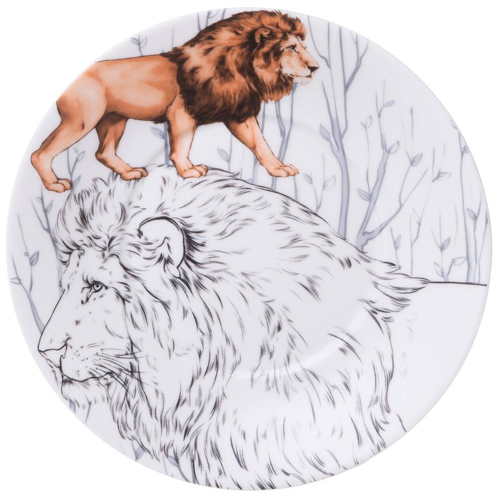 чайная пара lefard animal world лев 300 мл 590-404