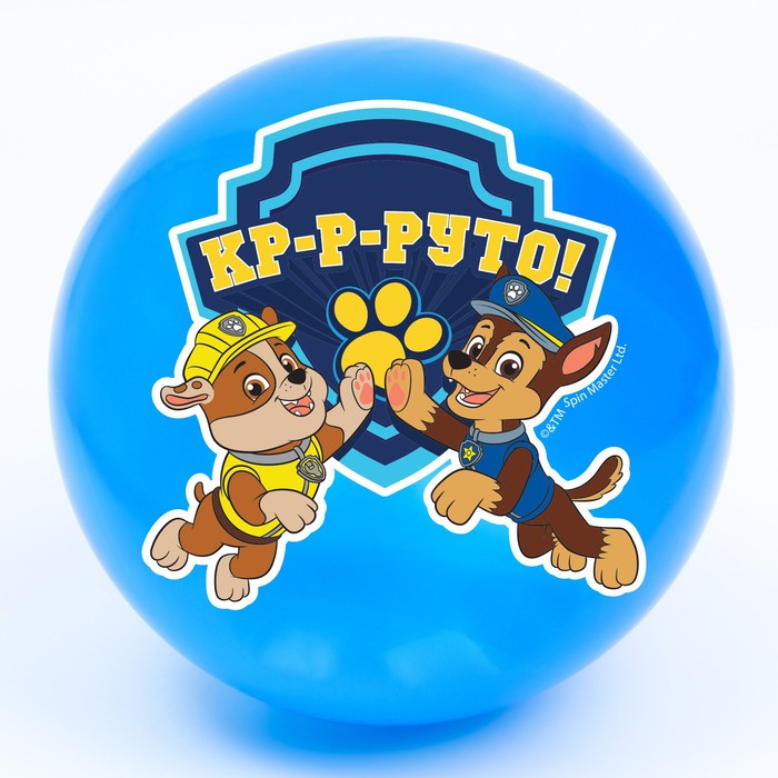 Мяч детский Paw Patrol «Кр-р-руто» 22 см, 60 г, цвета МИКС 5083418