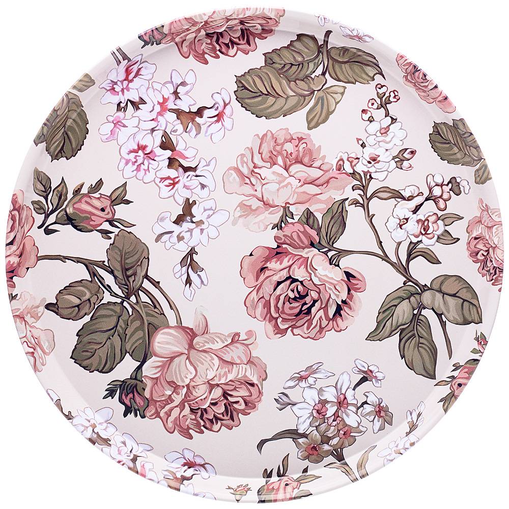 поднос сервировочный agness gloria 33х2,1 см 898-039