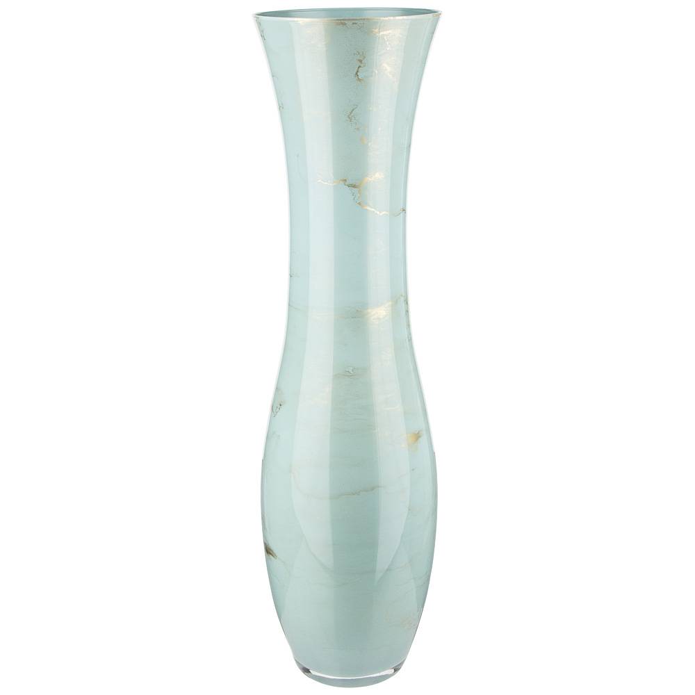 ваза claudia golden marble blue высота 70см 316-1606