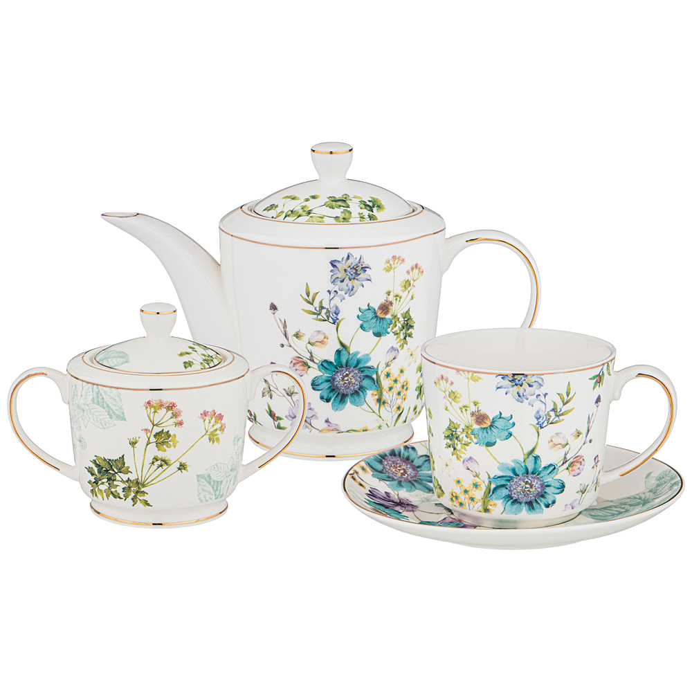 чайный сервиз lefard primavera на 6 пер. 14 пр. 275-1203