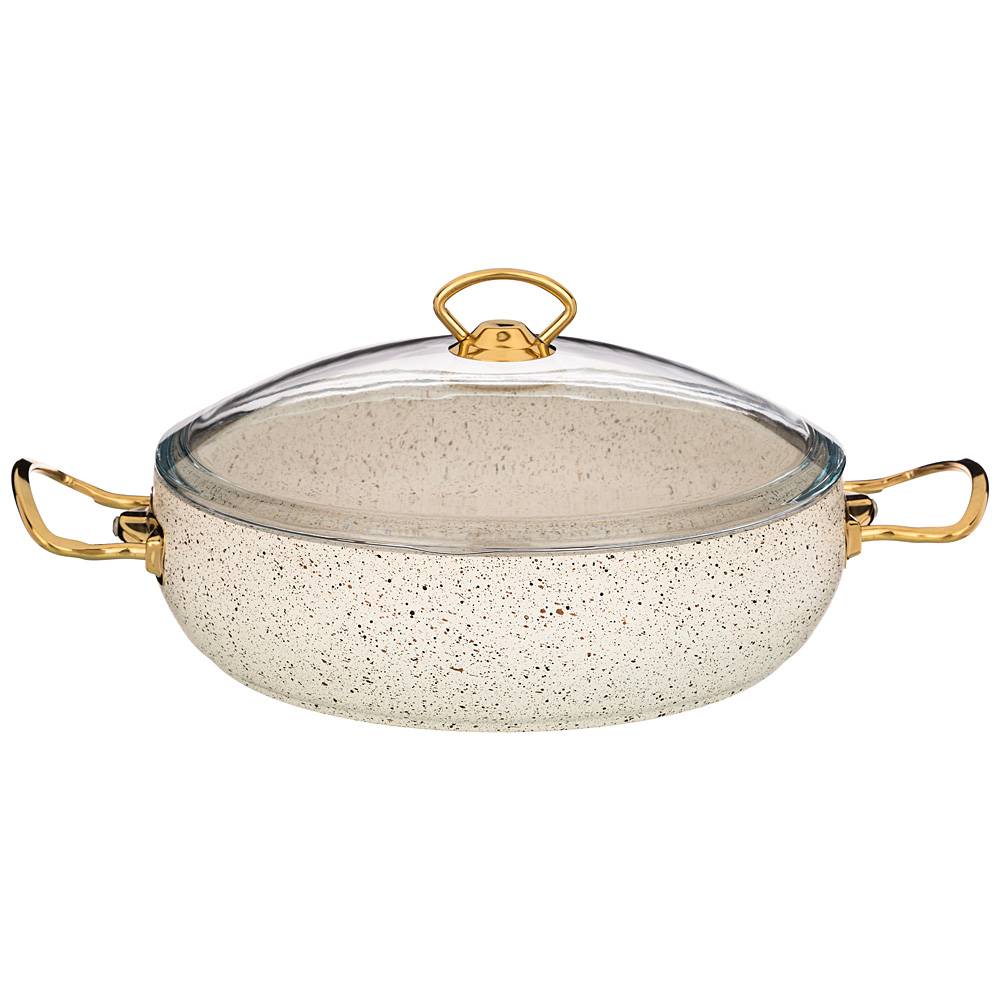 сотейник с антипригар. покрытием granite, серия mercury, 28х7,5см, 4,0л, pfoa free 953-017
