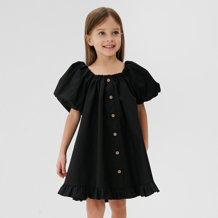 Платье детское KAFTAN Cute, размер 30 (98-104см), черный 10205044