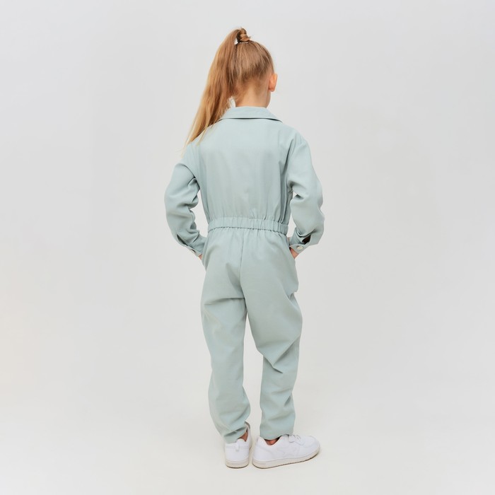 Комбинезон для девочки MINAKU: Casual collection KIDS цвет мятный, рост 128 7763233