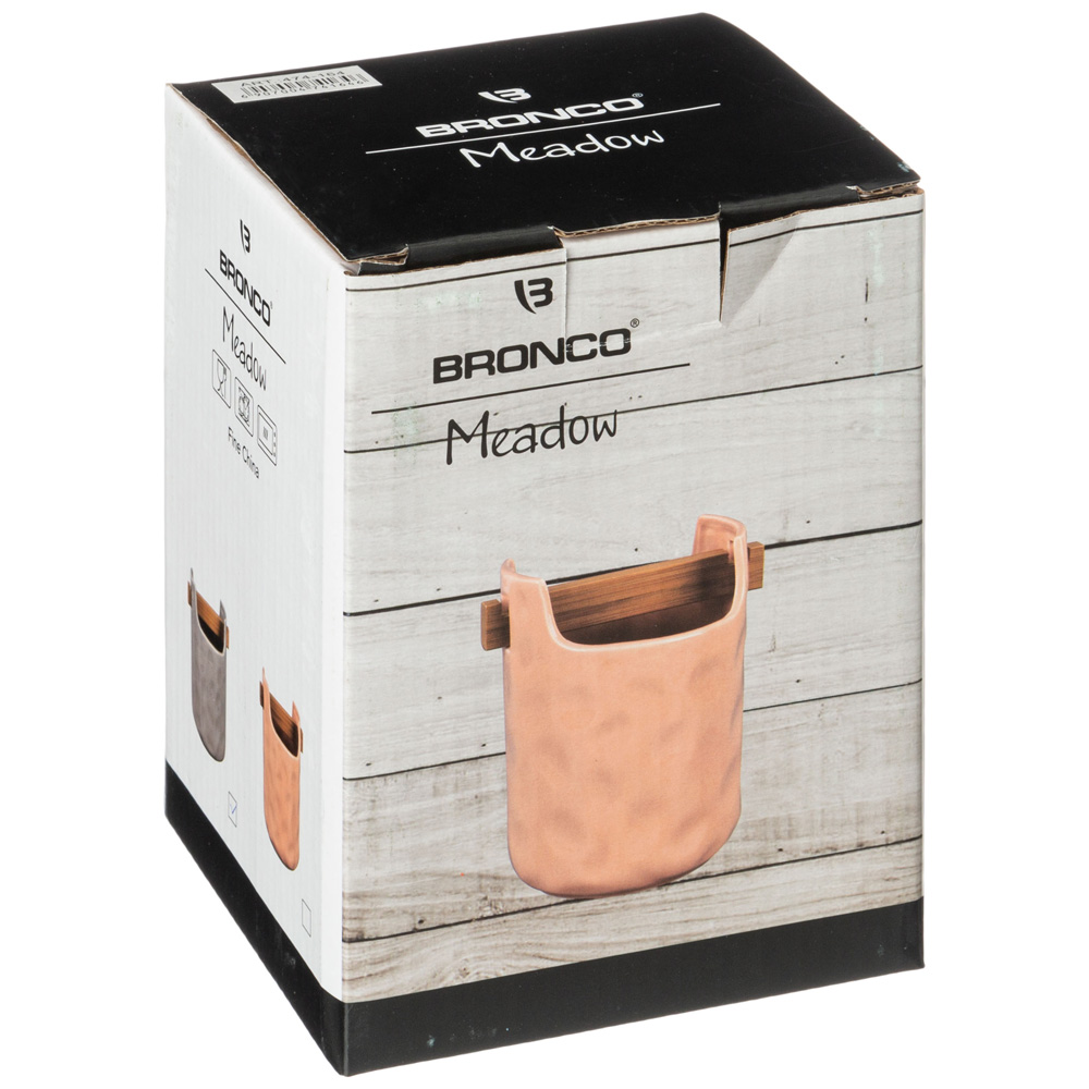 подставка под кухонные принадлежности bronco meadow 15,5х10,5 см серая 474-164