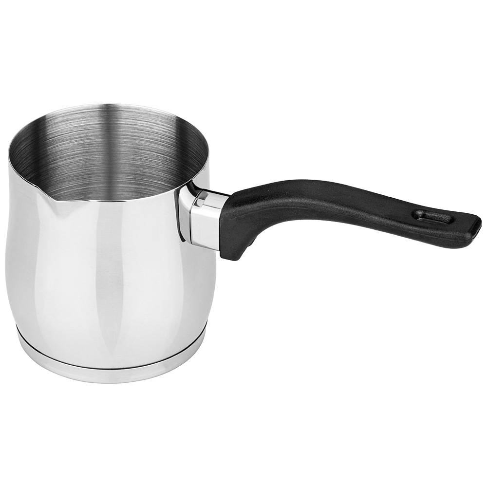 турка agness midnight с индукционным дном, нерж. сталь, 600 мл, 9х9.5 см 914-051