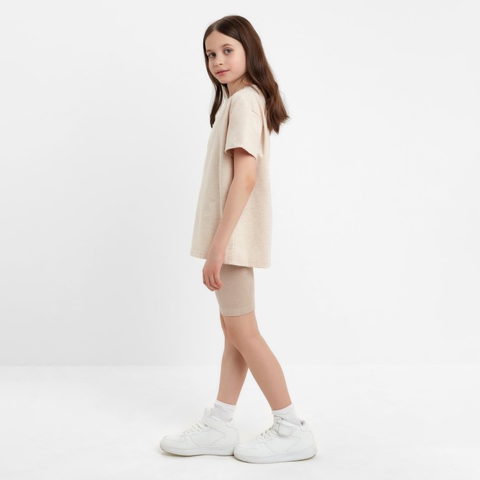 Велосипедки детские MINAKU: Casual Collection KIDS цвет грязно-розовый, рост 104 7576104