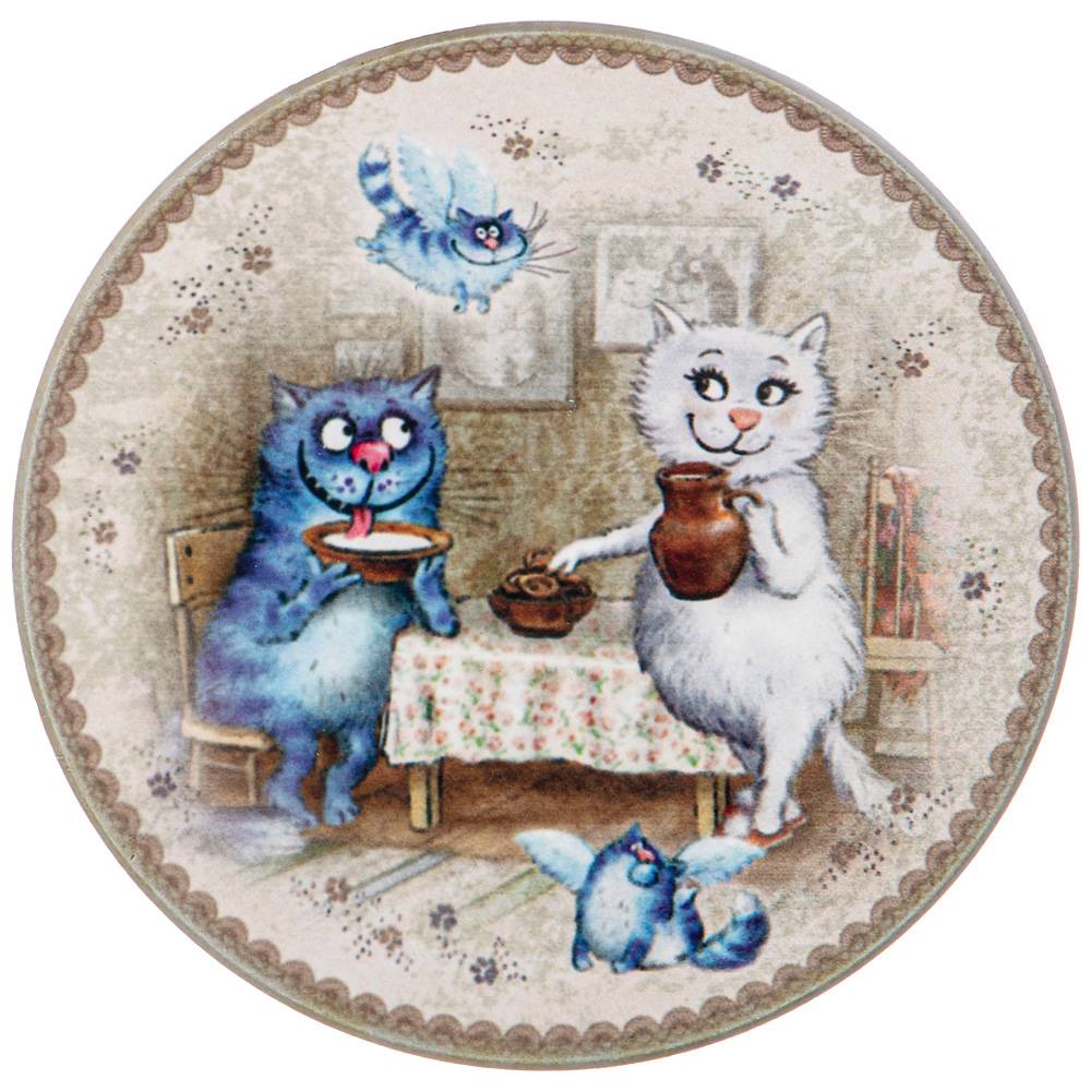 подставка под горячее коллекция blue cats диаметр 10,3 см 229-637