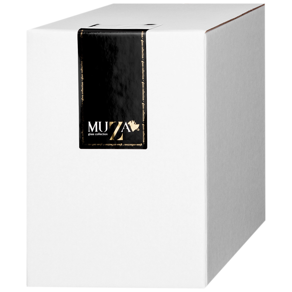 ваза modern cylinder smoky/gold 25см 380-911