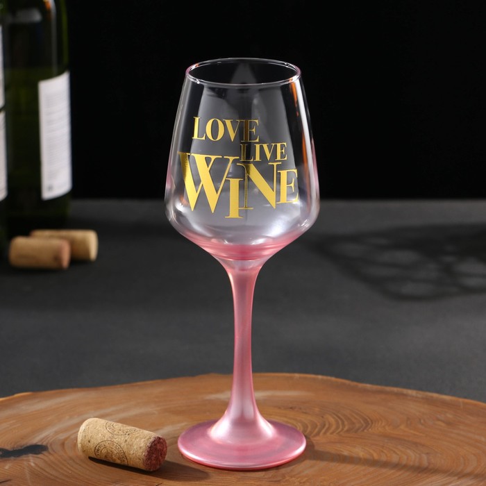 Бокал «Love live wine», 350 мл 5445653