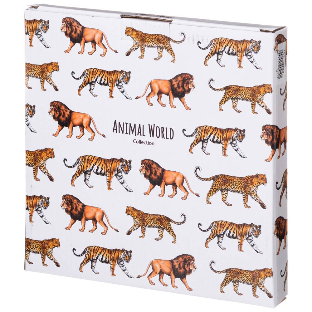 тарелка закусочная lefard animal world лев 20,5 см 590-411