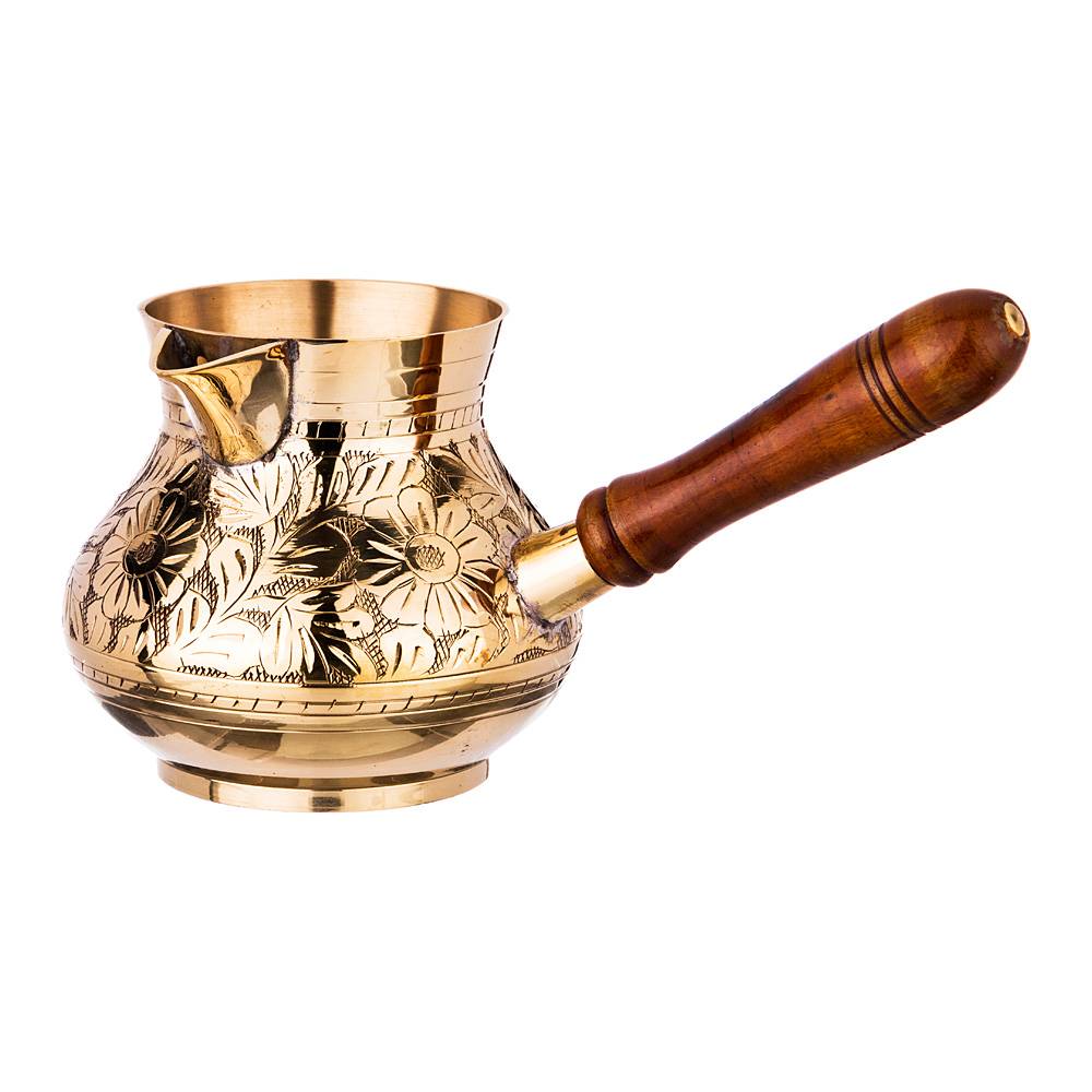 турка резная graving 650мл латунь 733-108 Турка 0.6500 л цвет золотистый материал латунь производства индия бренд lefard общий вес 0,553 кг, купить с доставкой по низкой цене за 2085 руб.