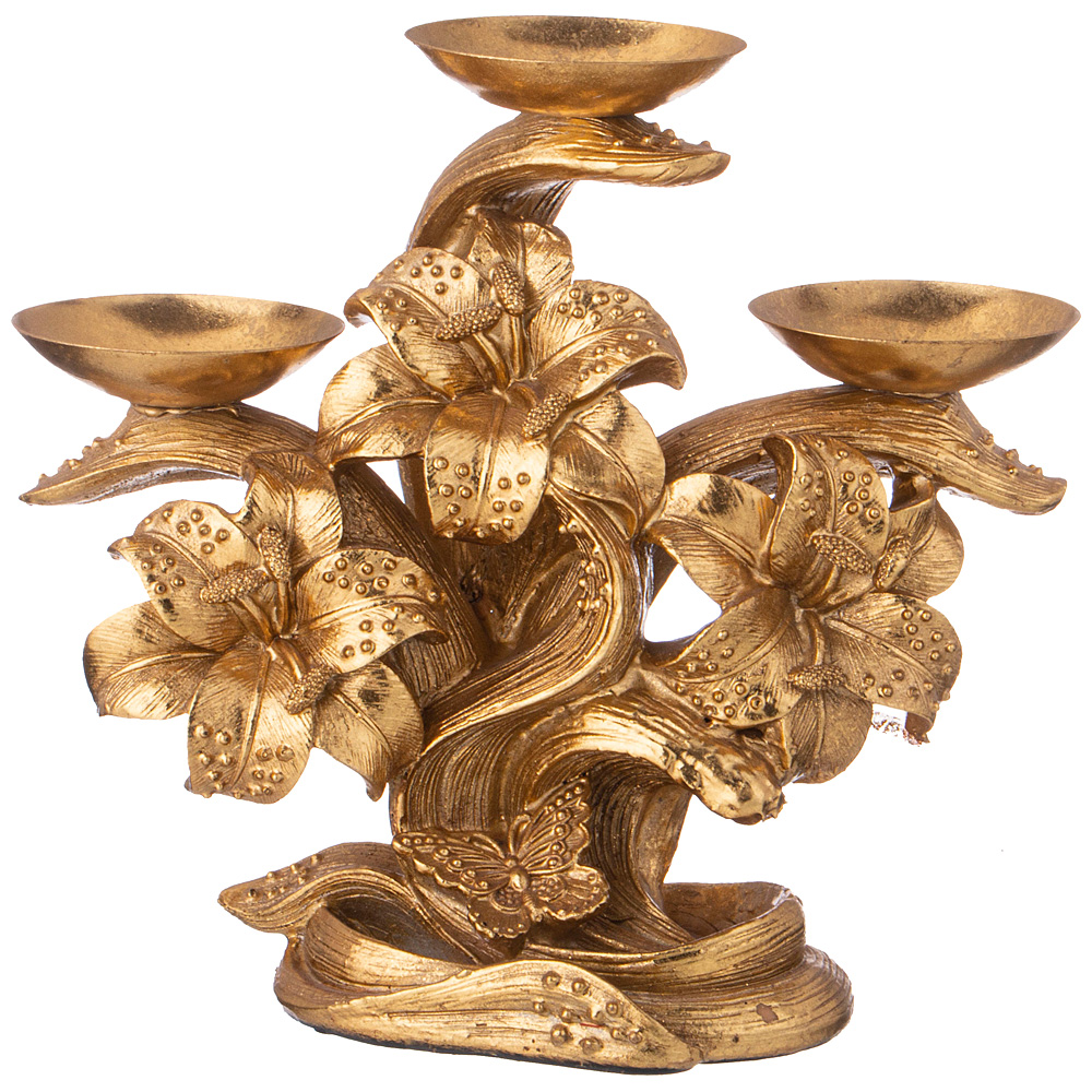 подсвечник коллекция рококо , 26,3х12х23,3cm 504-377
