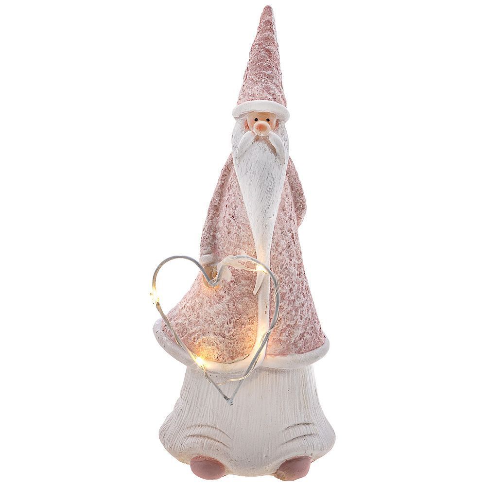 фигурка дед мороз с led-подсветкой 9х7х22 см 233-227