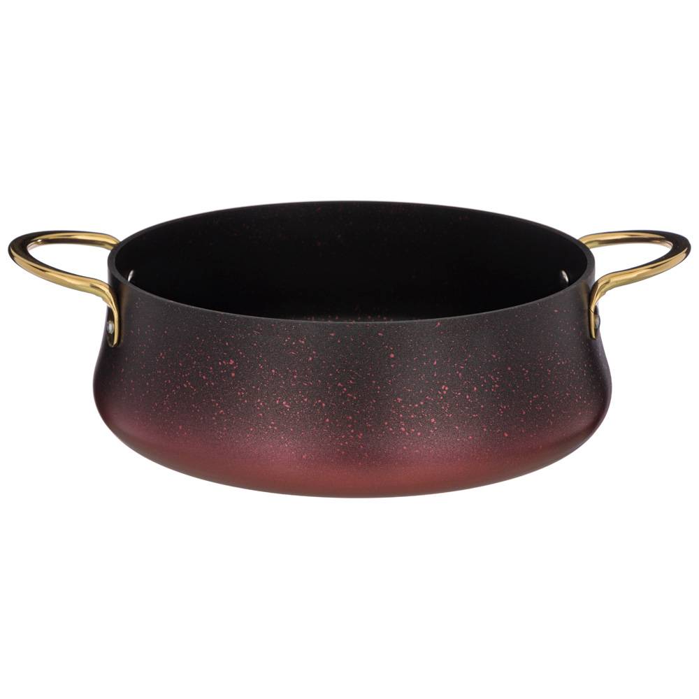 сотейник agness с антипригар. покрытием granite, серия vulcano, 26х8,7см, 3,7л, pfoa free 953-029