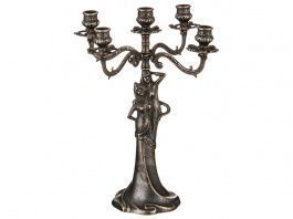 подсвечник 5-ти рожковый 22х22 см высота 35 см 646-076