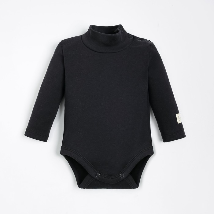 Боди (водолазка) Крошка, Я BASIC LINE, рост 62-68 см, черный 9615558