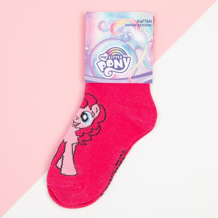 Носки для девочки «Пинки Пай», My Little Pony, 18-20 см, цвет розовый 9200143