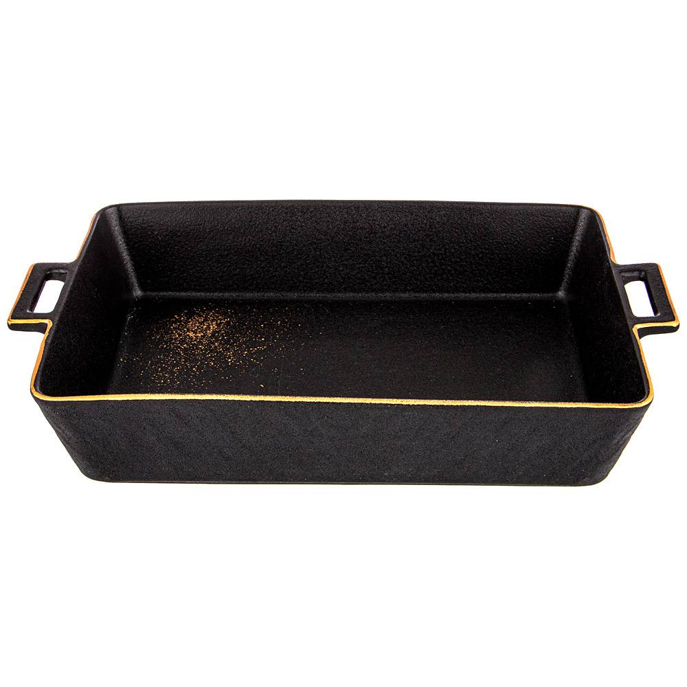 блюдо для запекания bronco midnight gold 35х21,5х6,5 см 2900 мл 42-376