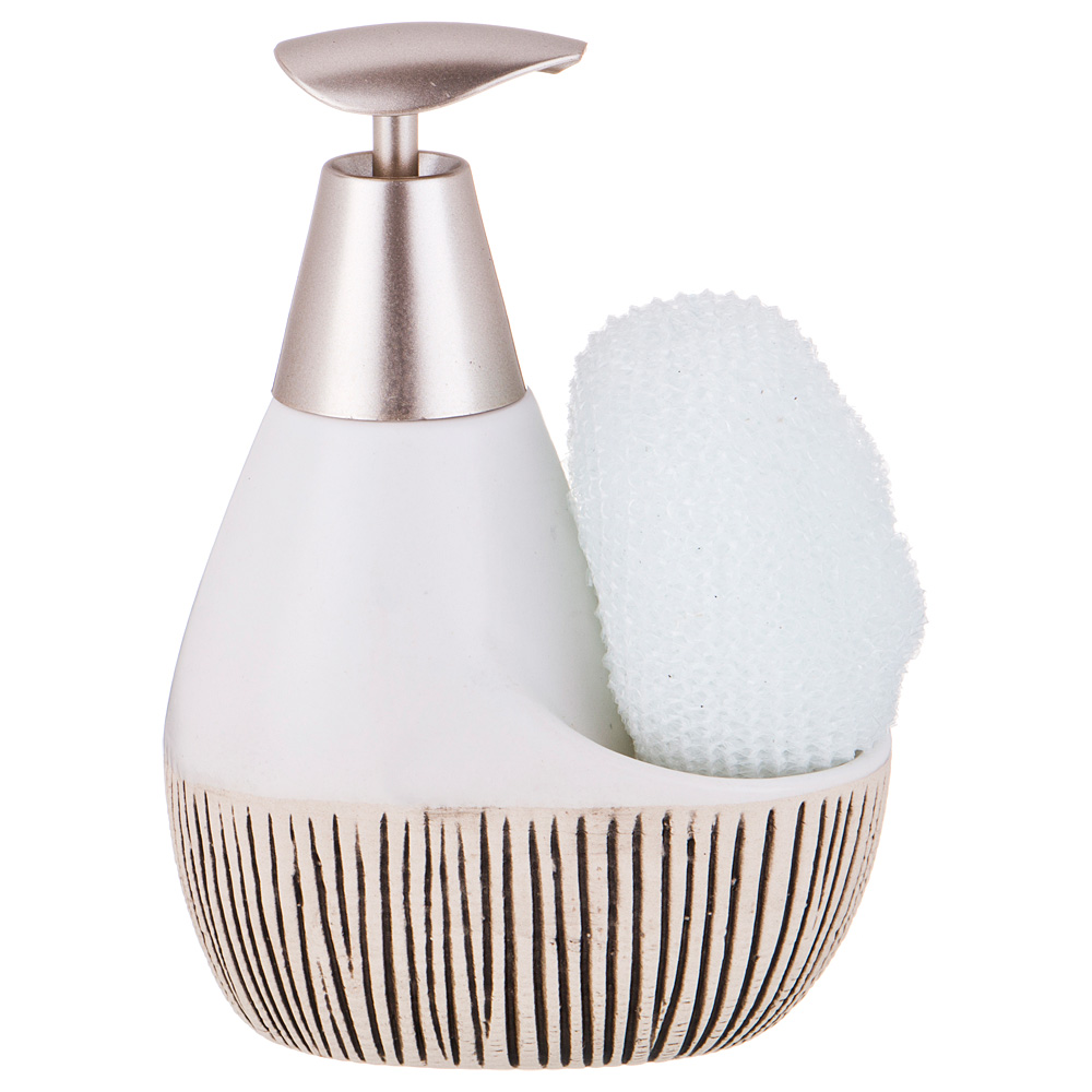 комплект:дозатор для моющего средства 350 мл , губка 755-022  материал керамика/пластик производства китай бренд lefard общий вес 0,4 кг, купить с доставкой по низкой цене за 443 руб.