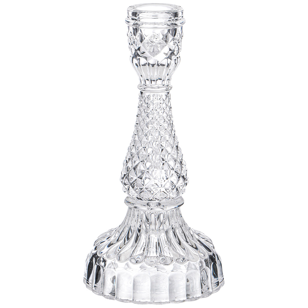 подсвечник diamant 9х9х18см 355-323