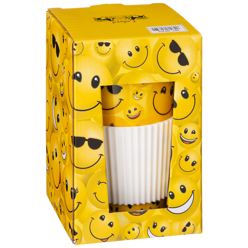 кружка lefard coffemania с силиконовой крышкой и ободком, 390мл 260-654