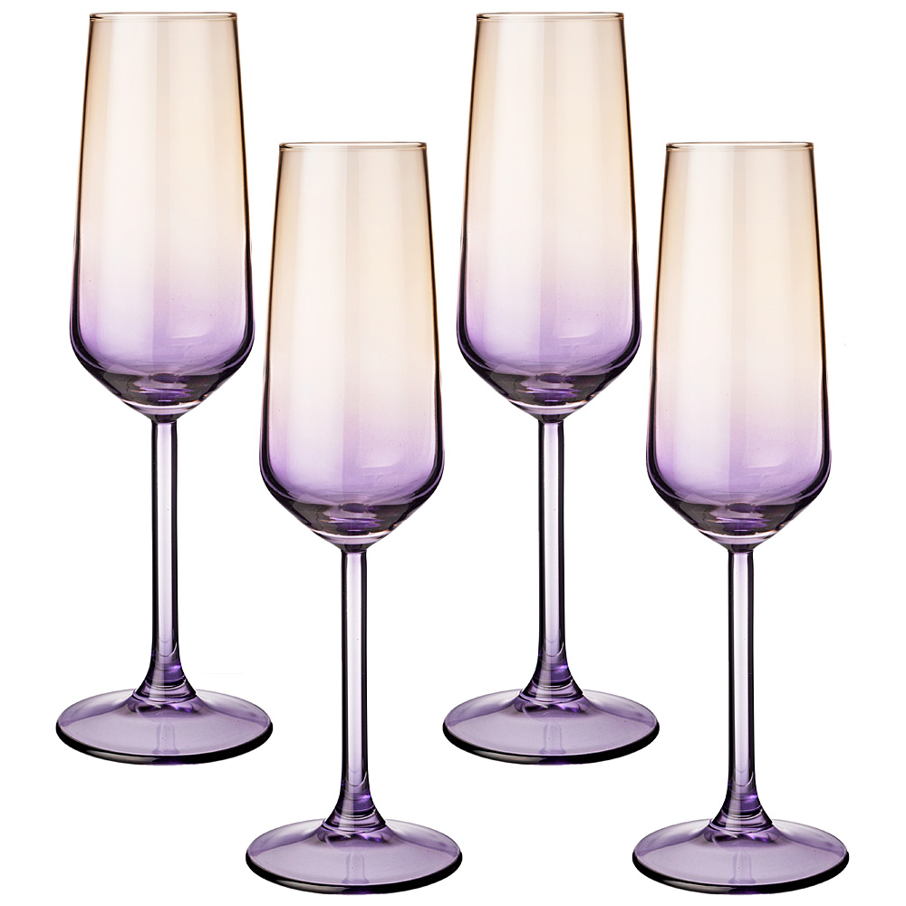 набор бокалов из 4 штук rainbow 195мл 312-141