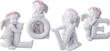 комплект из 4-х фигурок коллекция amore высота 10 см 390-1107