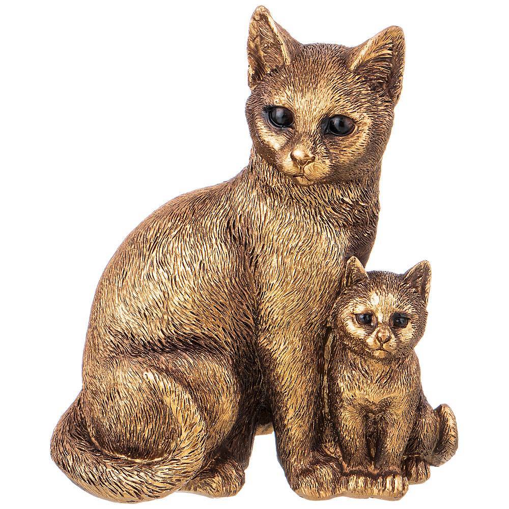 статуэтка кошки 11х7.5х14 см серия bronze classic 146-1467