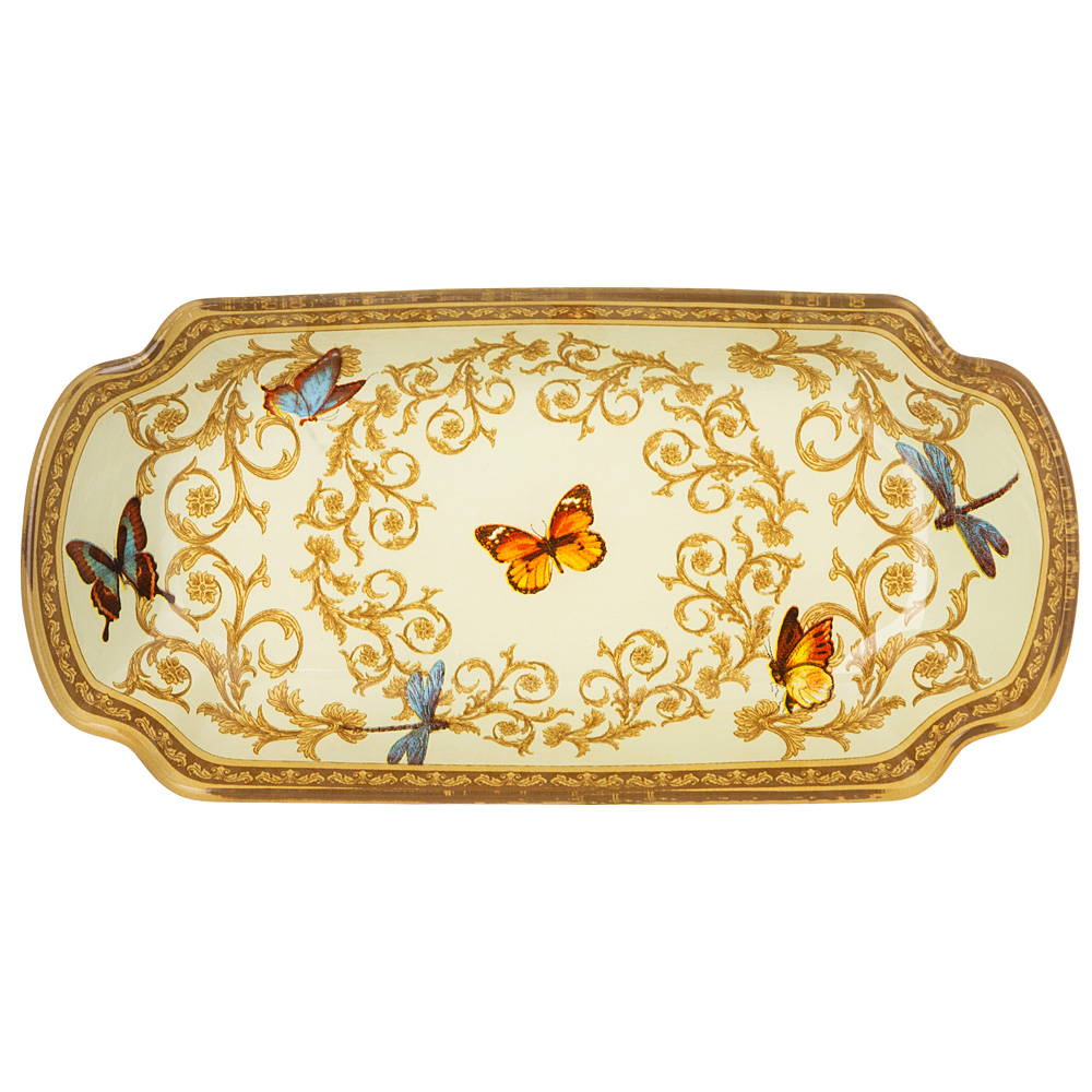 блюдо для сервировки коллекция monogram 19х9х2.5см 198-321