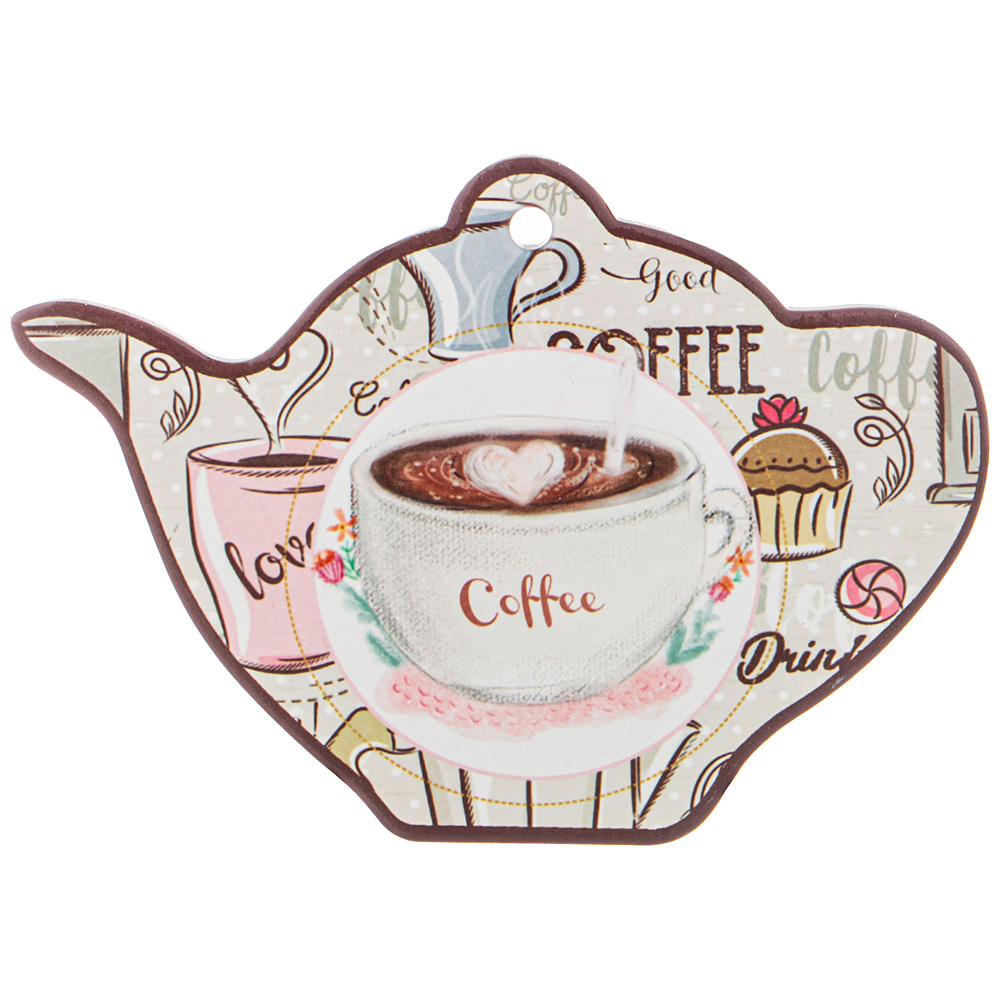 подставка под горячее чайничек coffee 13х18,5 см 229-486