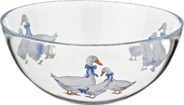 салатник гуси диаметр 22 см высота 10 см кор 2шт ) 484-220