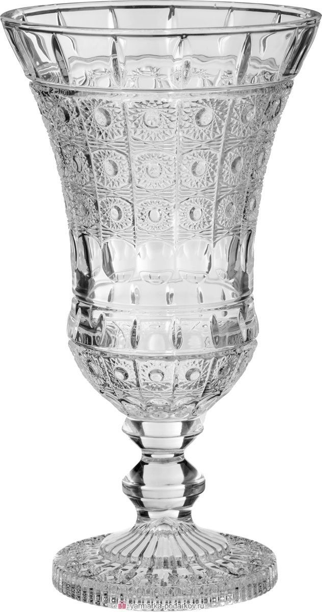 ваза muza crystal высота 36 см диаметр 18 см 195-137 Ваза материал стекло производства китай, купить с доставкой по низкой цене за 1440 руб.
