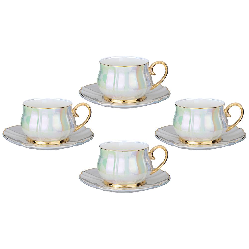 чайный набор lefard pearl на 4 пер. 8 пр. 200 мл 275-1173