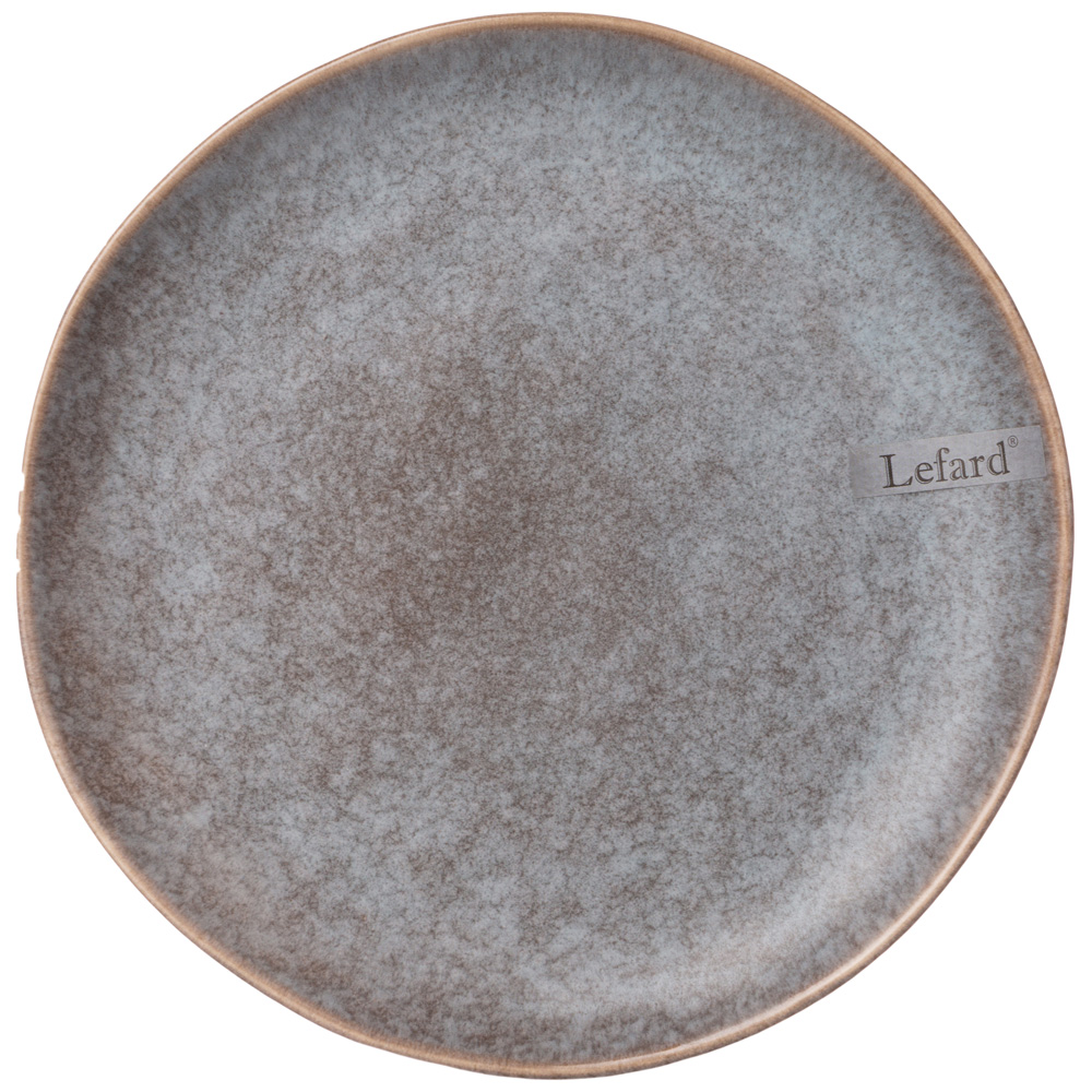 тарелка десертная 20,5 см коллекция glaze collection цвет:серый меланж 191-224