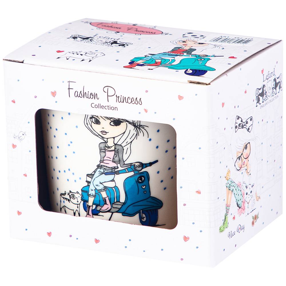 кружка lefard fashion princess 350мл12,5х9,2х9,5см 482-525