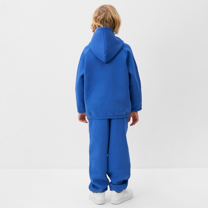 Костюм детский (худи, брюки) MINAKU: Basic Line KIDS, oversize, цвет синий, рост 116 7810228
