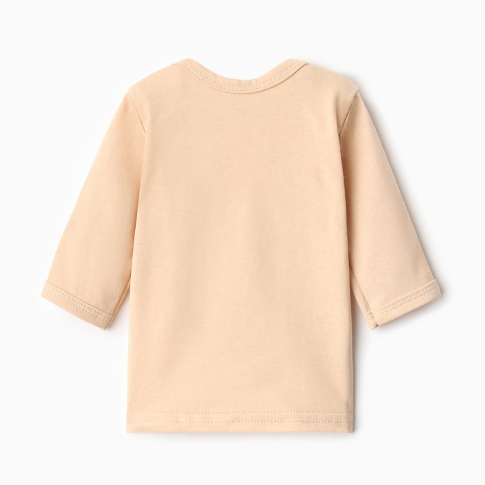Футболка с длинным рукавом Bloom Baby, рост 80 см, бежевый 9931438