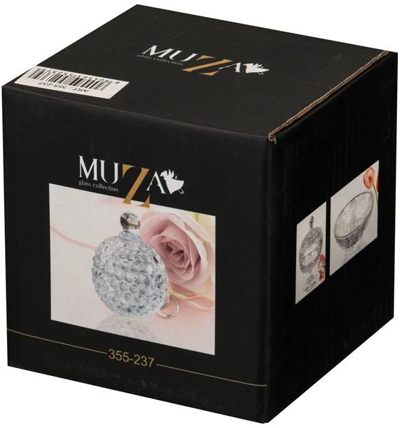 икорница 130 мл 8.5х8.5 см высота 11 см коллекция muza 355-237