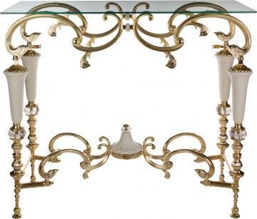 консоль, стекло 110х45х87 см 322-200